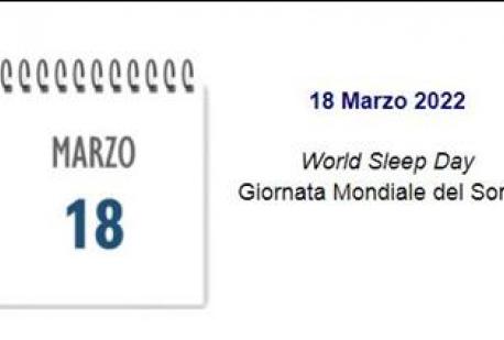 18 Marzo 2022- Giornata Mondiale del sonno
