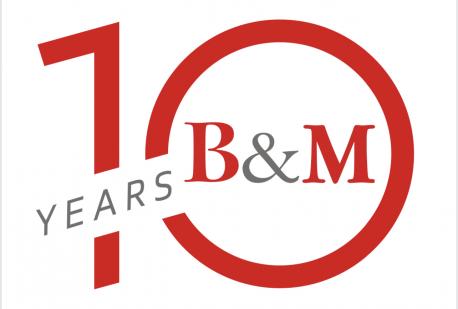 Festeggia con noi il decimo anniversario di B&M! 