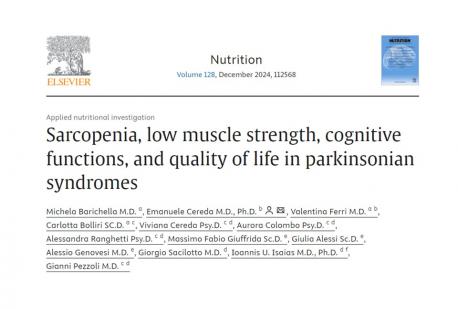 SARCOPENIA, BASSA FORZA MUSCOLARE, FUNZIONI COGNITIVE E QUALITÀ DELLA VITA NELLE SINDROMI PARKINSONIANE