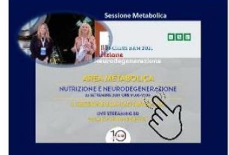 Sessione Metabolica Nutrizione e Neurodegenerazione