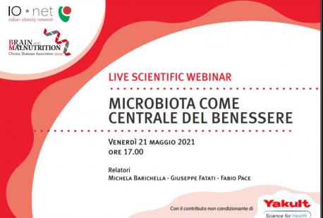 Live Webinar scientific- Microbiota come centrale del benessere- 21 Maggio 2021