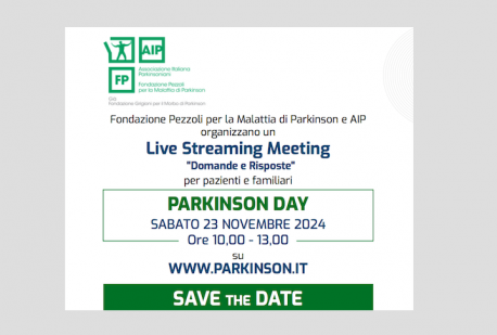 Live streaming meeting “Domande e Risposte” - Parkinson Day